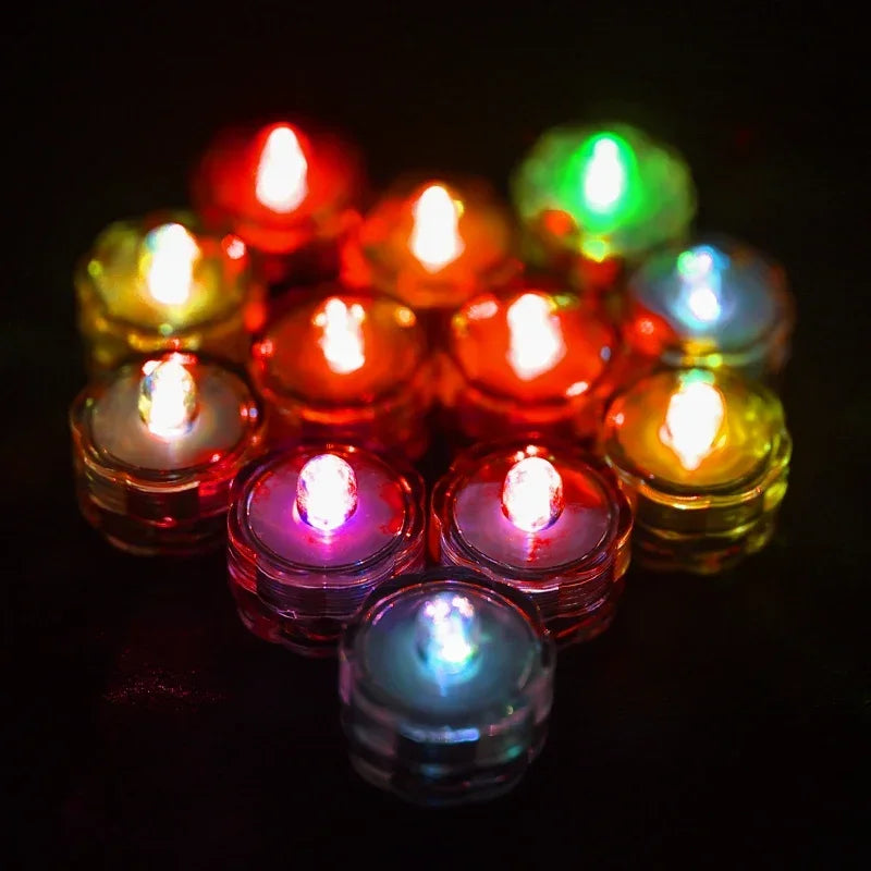 Set of 12 Waterproof LED Tea Lights
