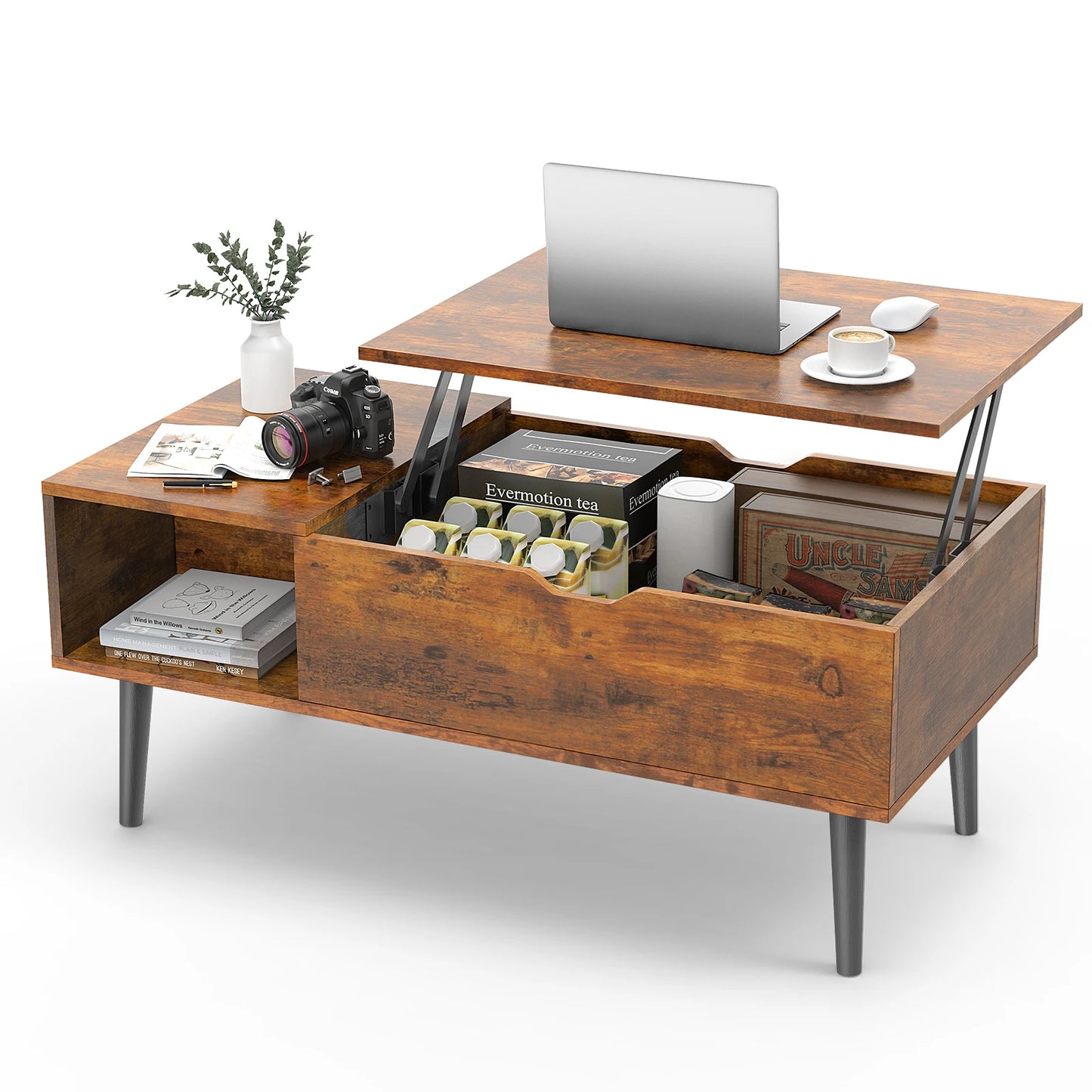 Lift Top Coffee Tables Adjustable Storage