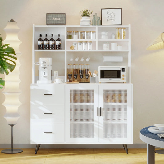 Kitchen Hutch Storage Cabinet, Freestanding