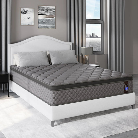 Twin Full Queen King Size Mattress Hybrid Spring Memory Medium Firm