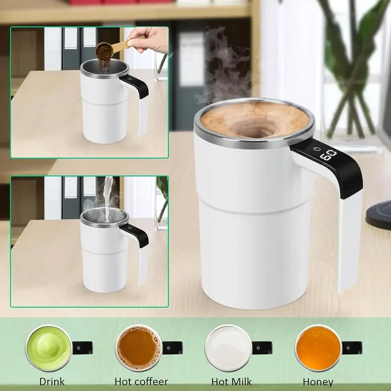 Smart mixing coffee cup LED USB charging