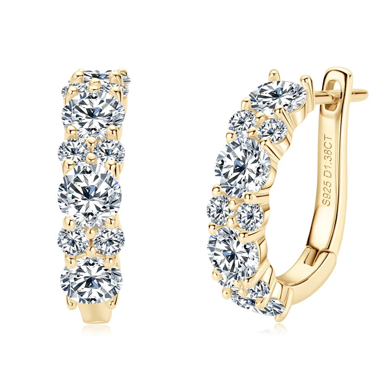 Sparking Hoop Earrings