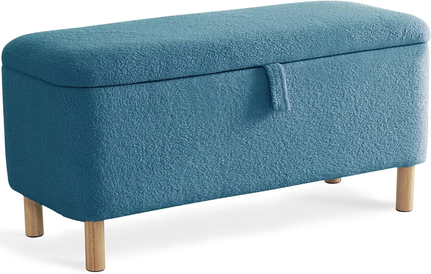 39.5" Boucle Storage Ottoman Bench for Bedroom