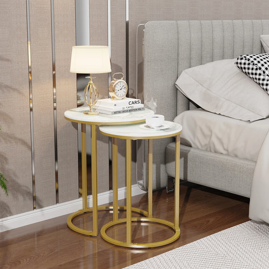 Set of 2 Accent Small End Tables