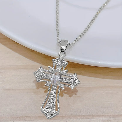 Vintage Cross Necklace, Exquisite Unique Pendant