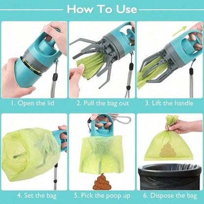 No Touch Claw Portable Dog Pooper Scooper