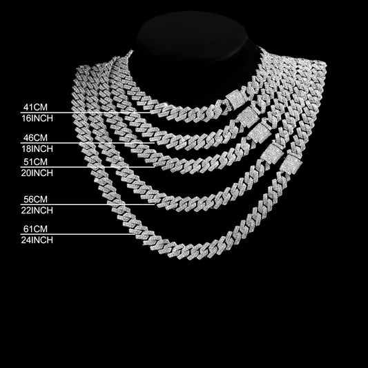 20-Inch  Double  Chain Unisex  Necklace