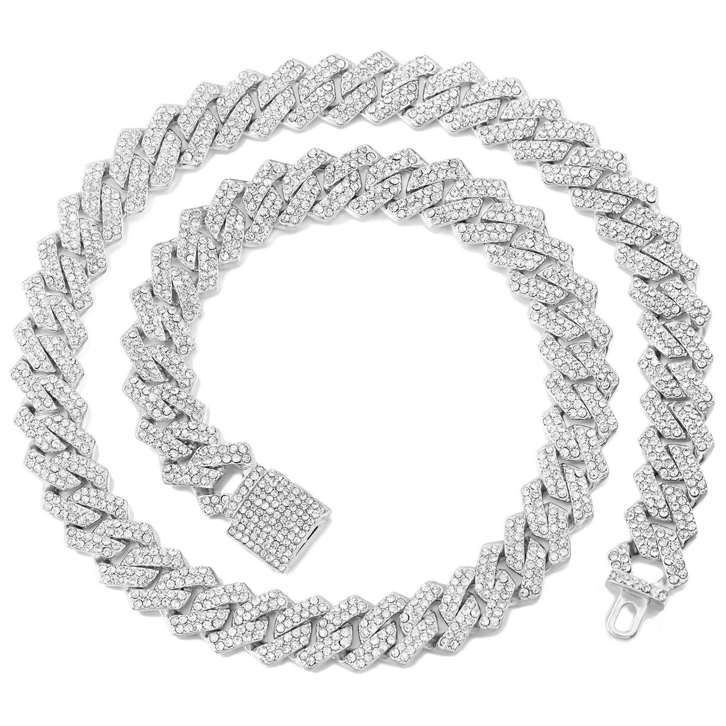 20-Inch  Double  Chain Unisex  Necklace