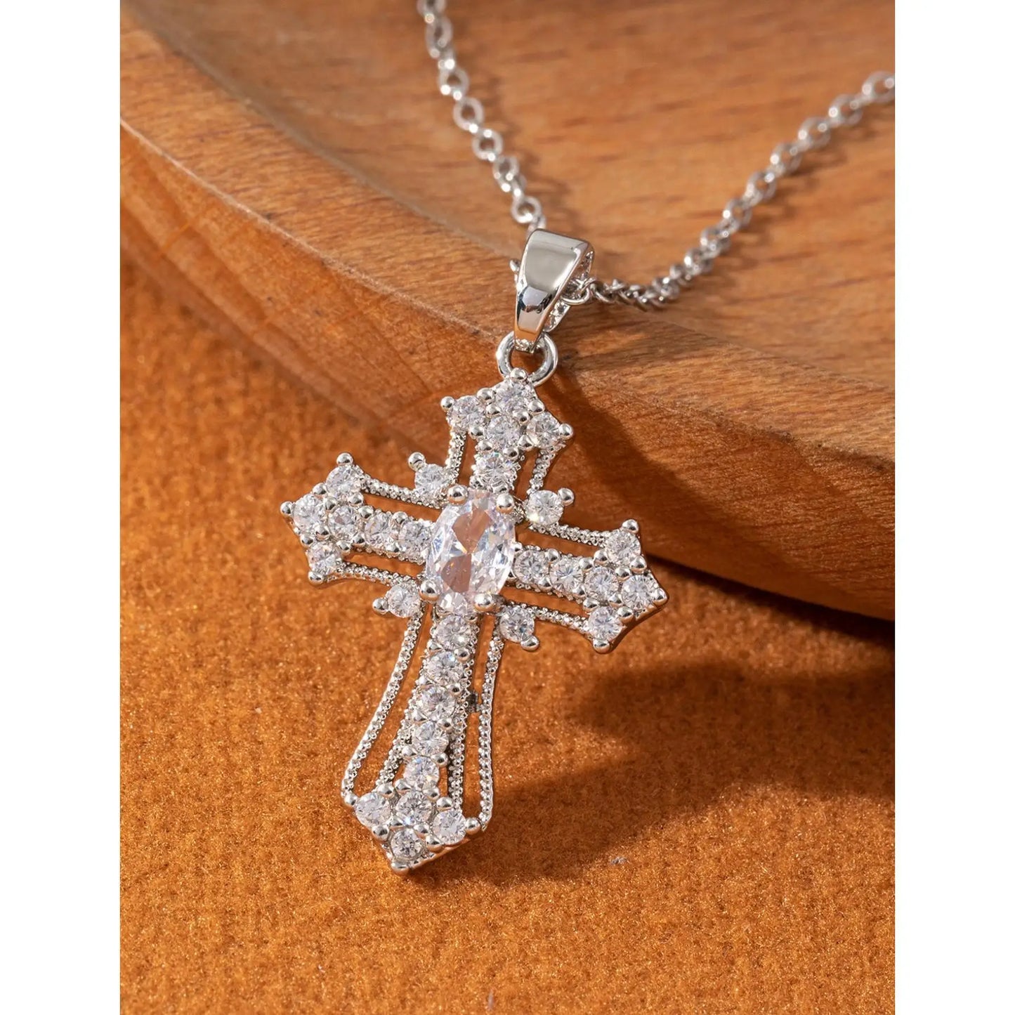 Vintage Cross Necklace, Exquisite Unique Pendant