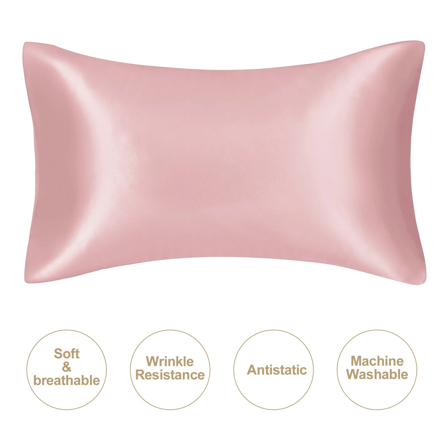 Satin silky pillowcase natural silk
