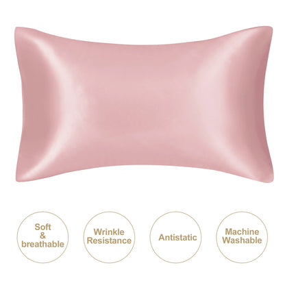 Satin silky pillowcase natural silk