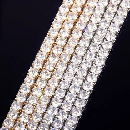 Spring Clasp Tennis Chain Gold