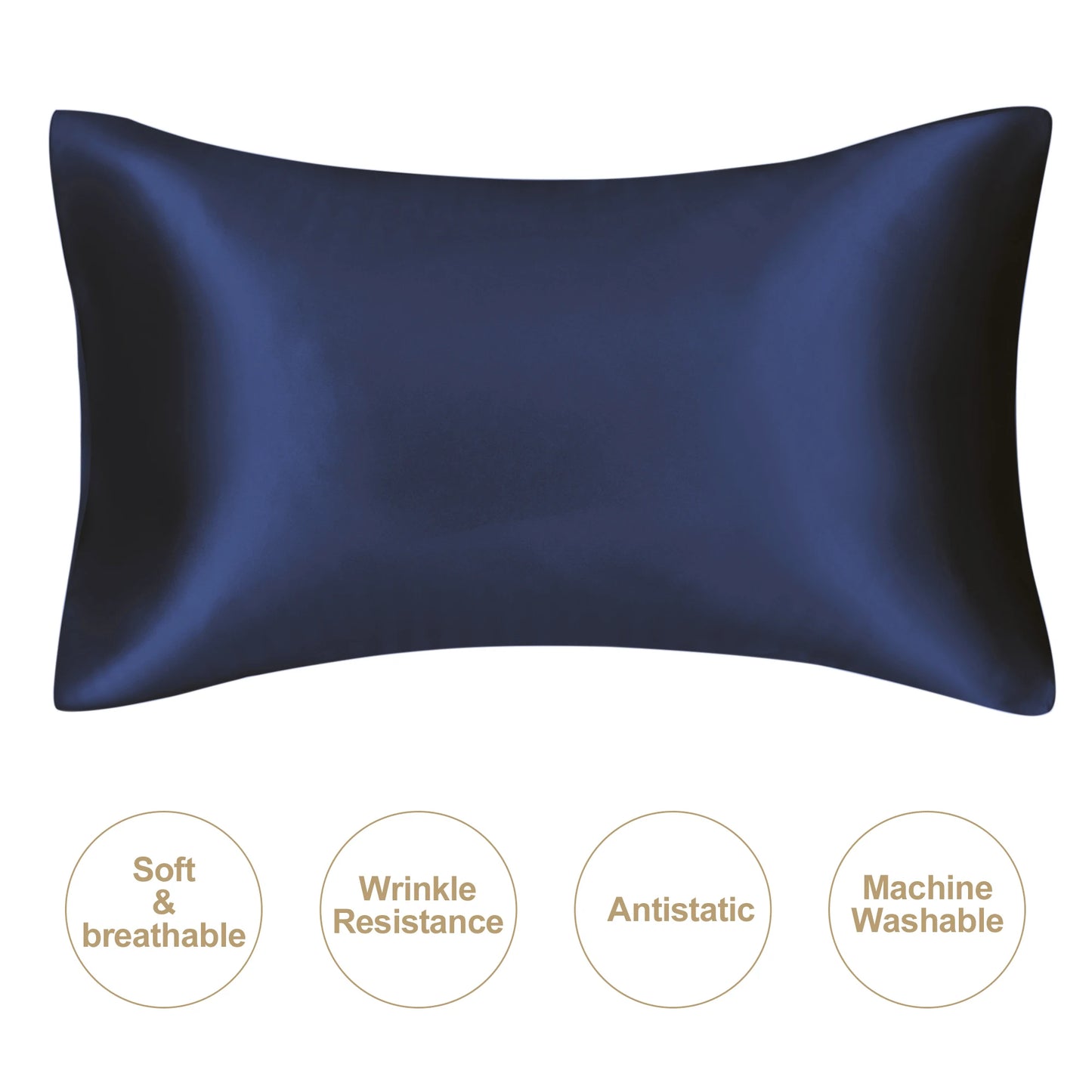 Satin silky pillowcase natural silk