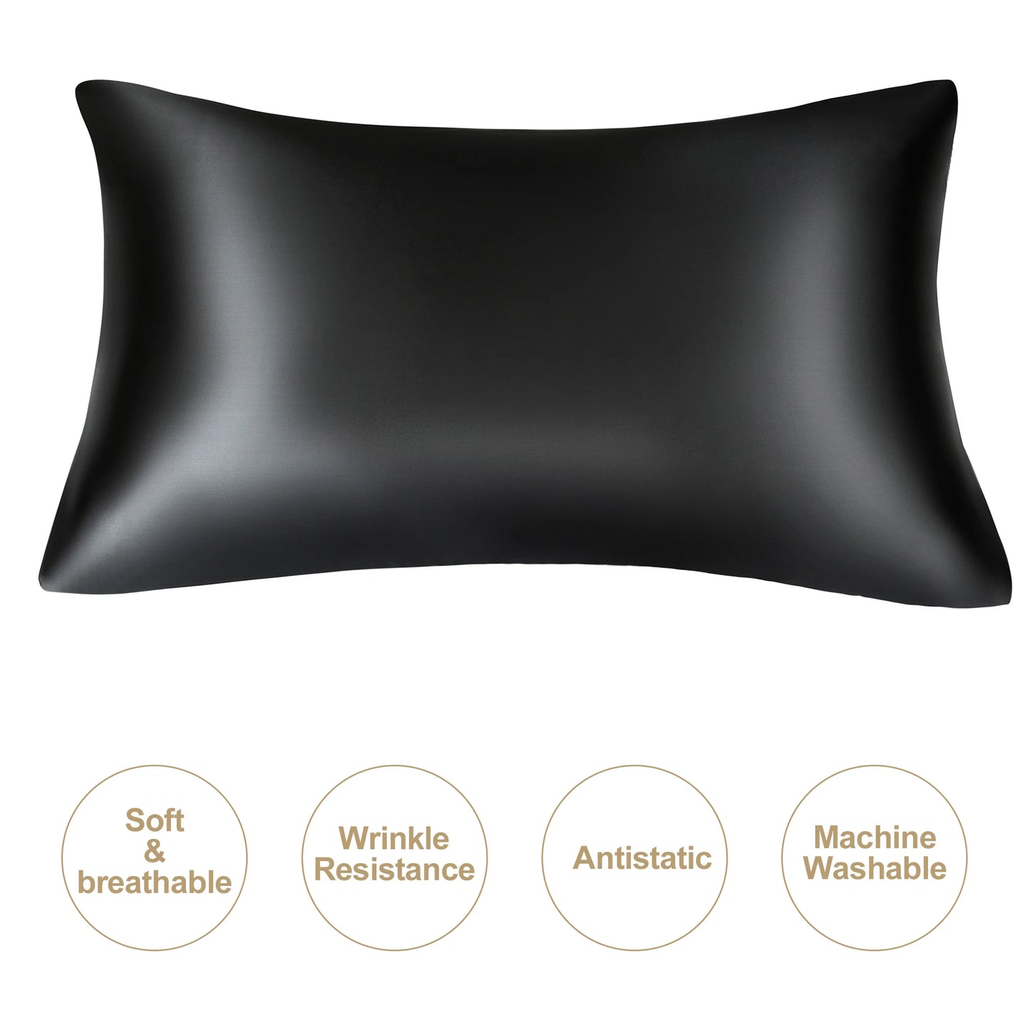 Satin silky pillowcase natural silk