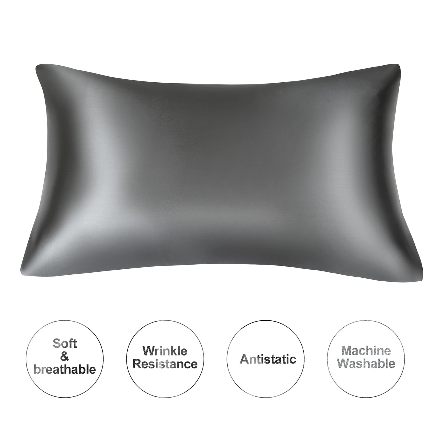 Satin silky pillowcase natural silk