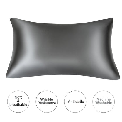 Satin silky pillowcase natural silk