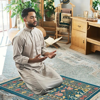 Prayer Mats Soft Oriental Style Prayer Rugs 

\