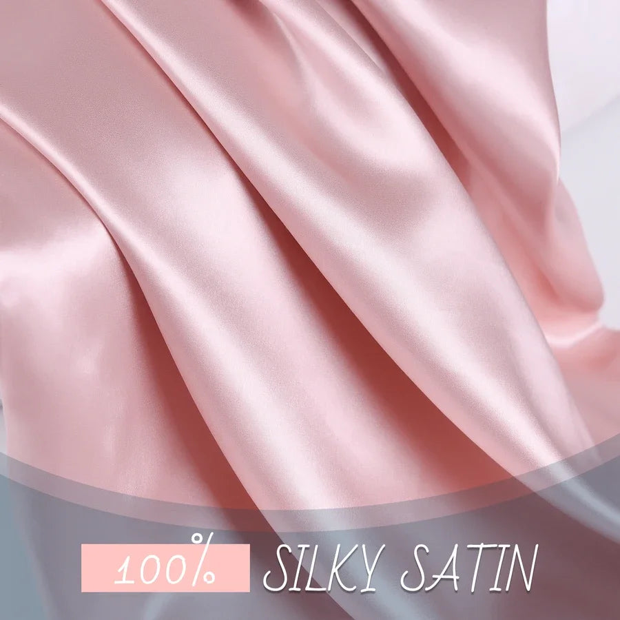 Satin silky pillowcase natural silk