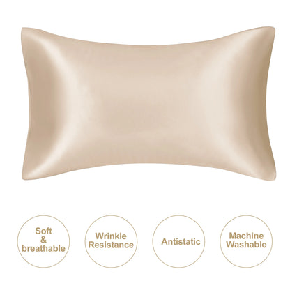 Satin silky pillowcase natural silk