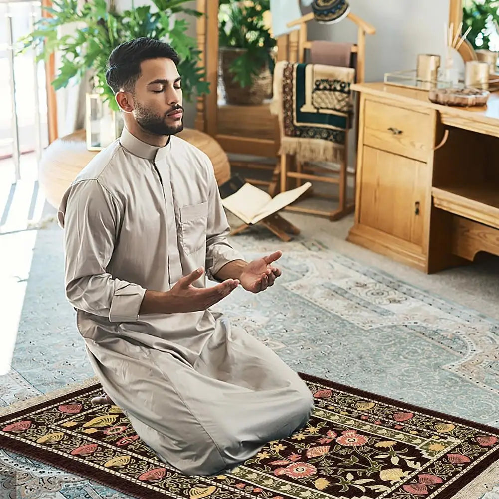 Prayer Mats Soft Oriental Style Prayer Rugs 

\