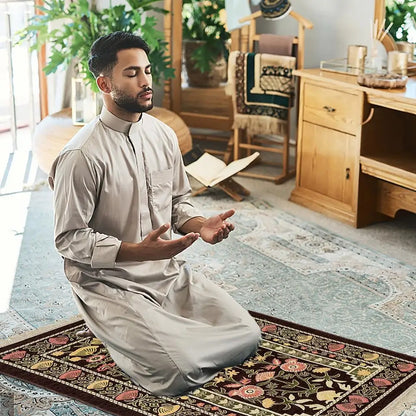 Prayer Mats Soft Oriental Style Prayer Rugs 

\