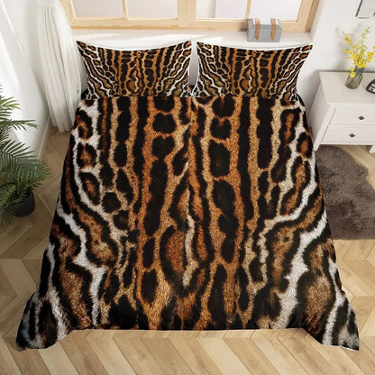 Leopard Print Bedding for Kids, Teens, Adults with Pillowcase
