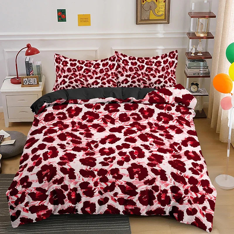 Leopard Print Bedding for Kids, Teens, Adults with Pillowcase