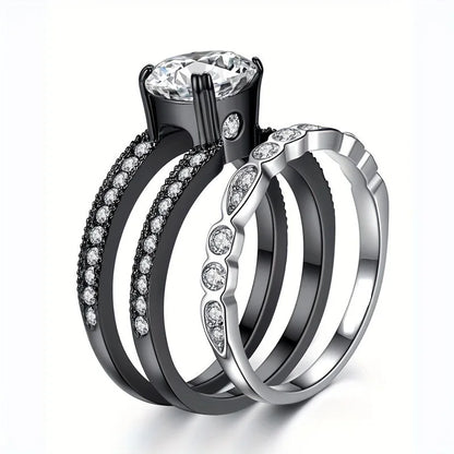 Fashionable Men's and Women's Engagement Ring