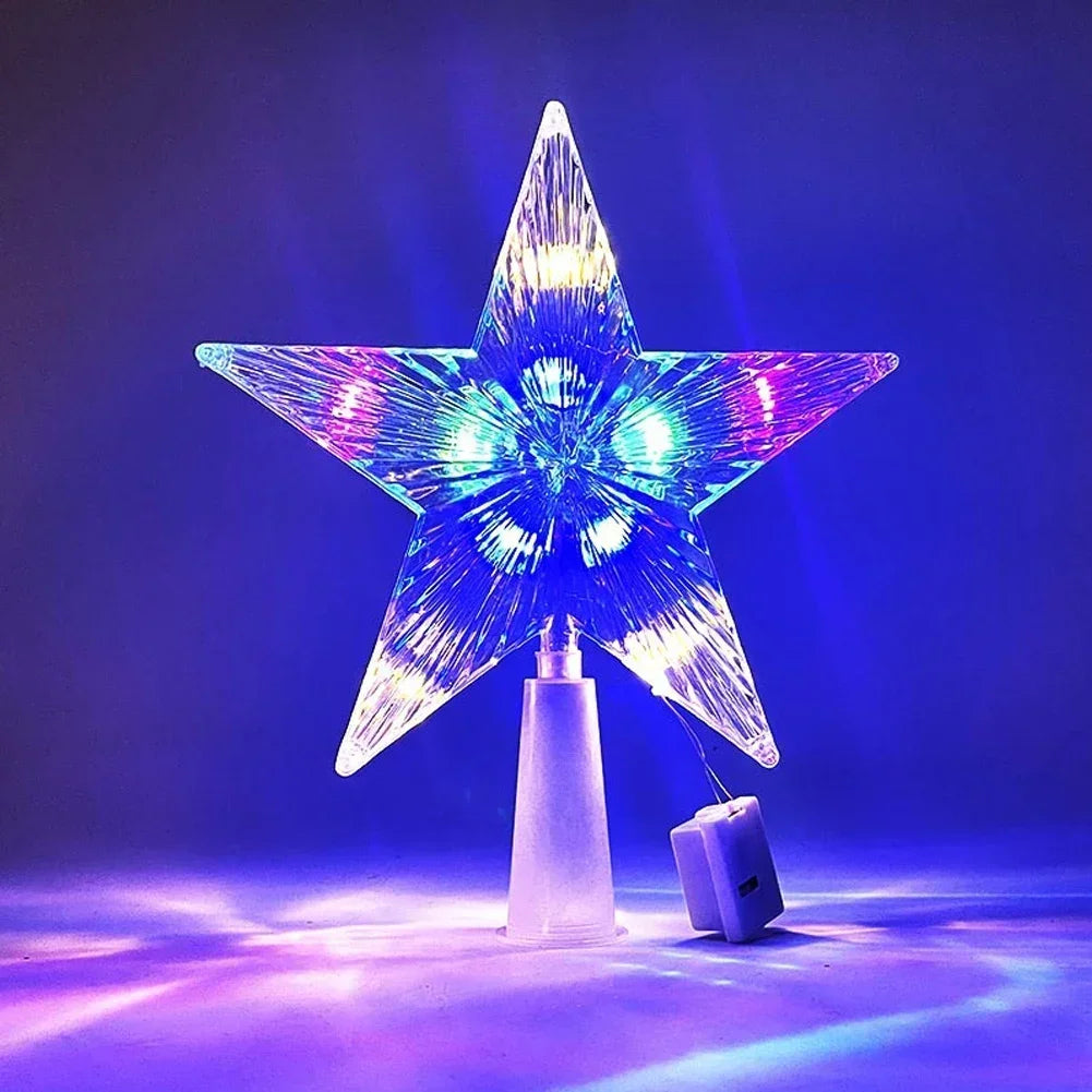 Christmas Tree Top Star Light LED