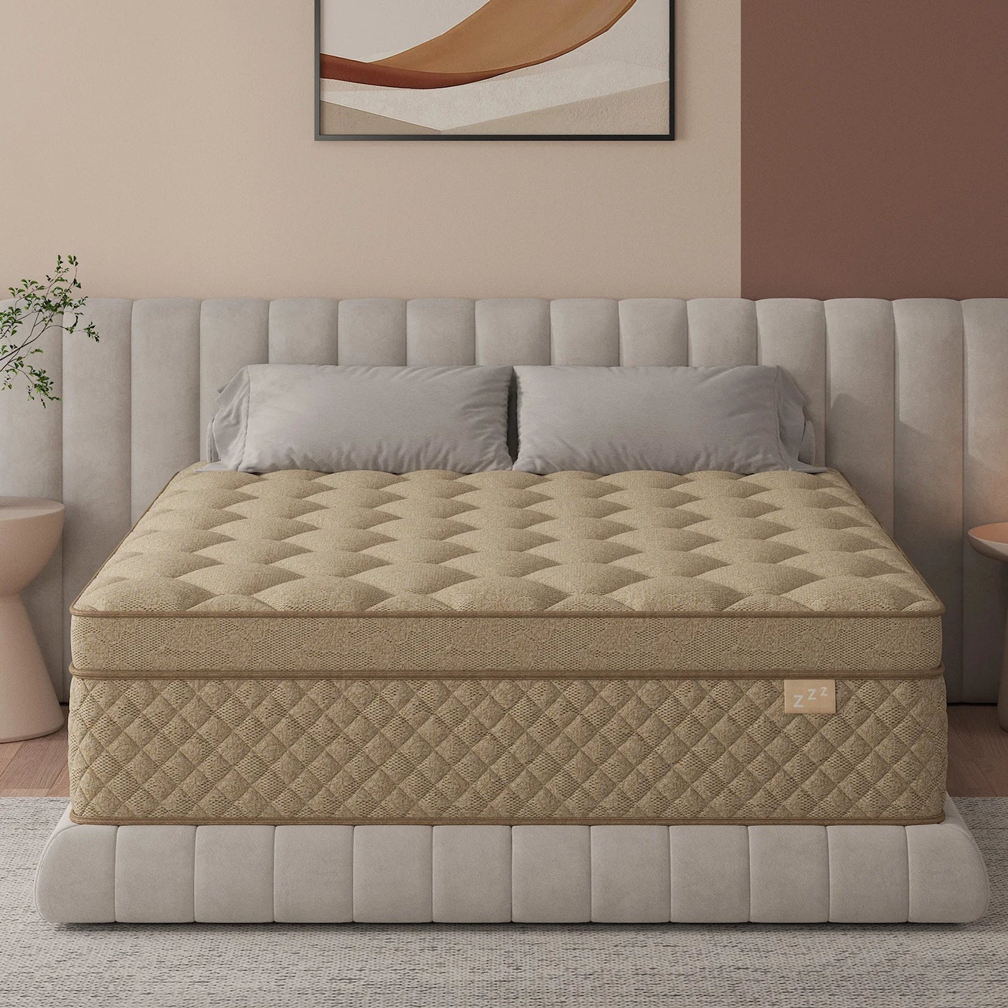 12" Gel Memory Foam Spring Mattress Twin Full King Queen/Firm