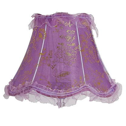European Style Lampshade Vintage High-End Cloth Art Bead Lace