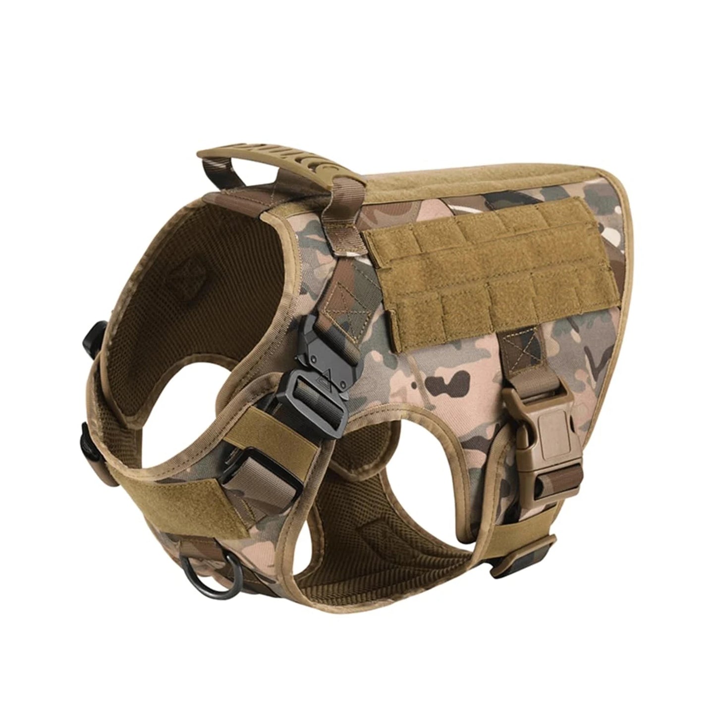 Tactical Dog Harness Collar Leash For Medium Large Dogs