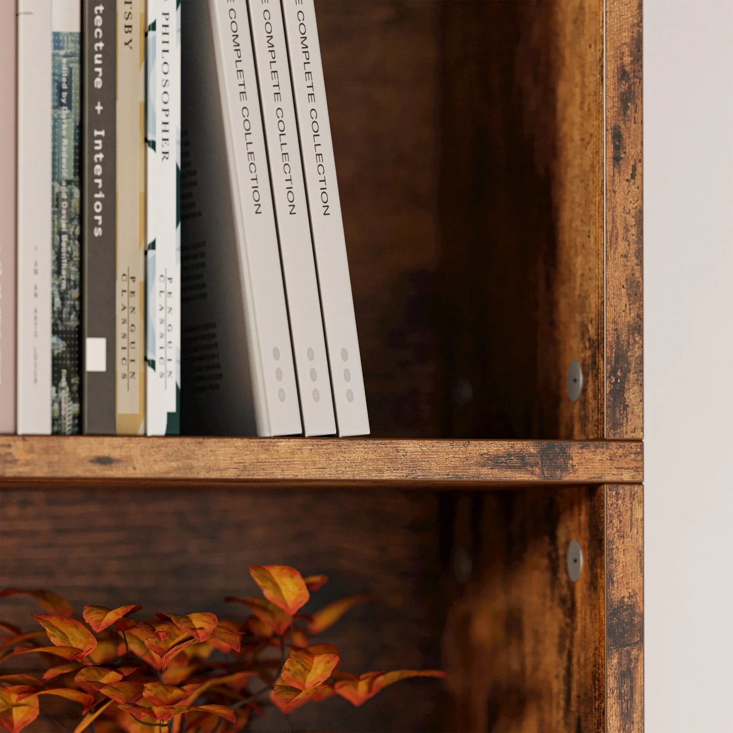 Floor Standing 6 Shelf Display Storage Shelves  Bookcase