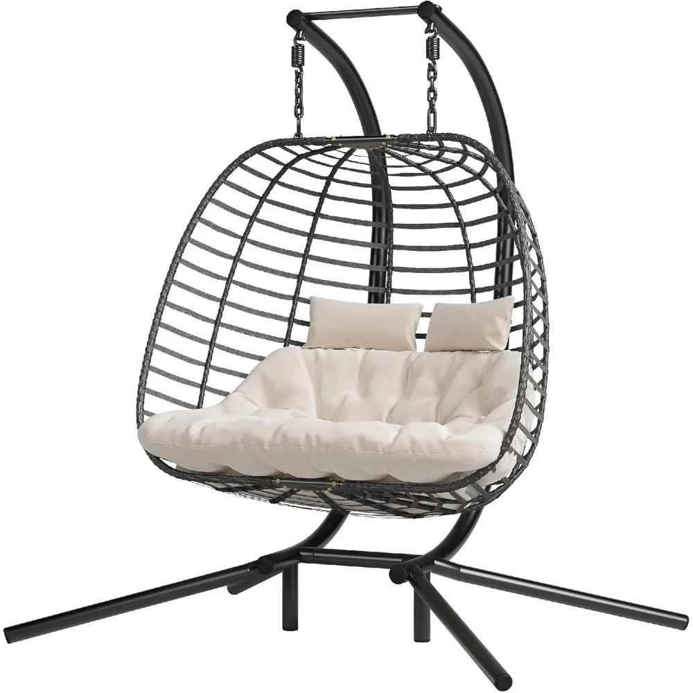 Patio Hammock Swing Chair with Cushion Loveseat