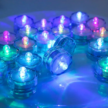 Set of 12 Waterproof LED Tea Lights