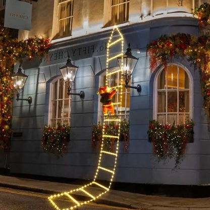 Christmas Decoration LED Santa Claus Climbing