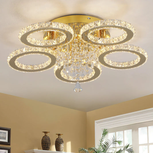 Led Ceiling Light Crystal Chandelier  l