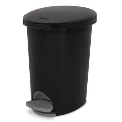 Hands-Free Step-On Trash Can Plastic