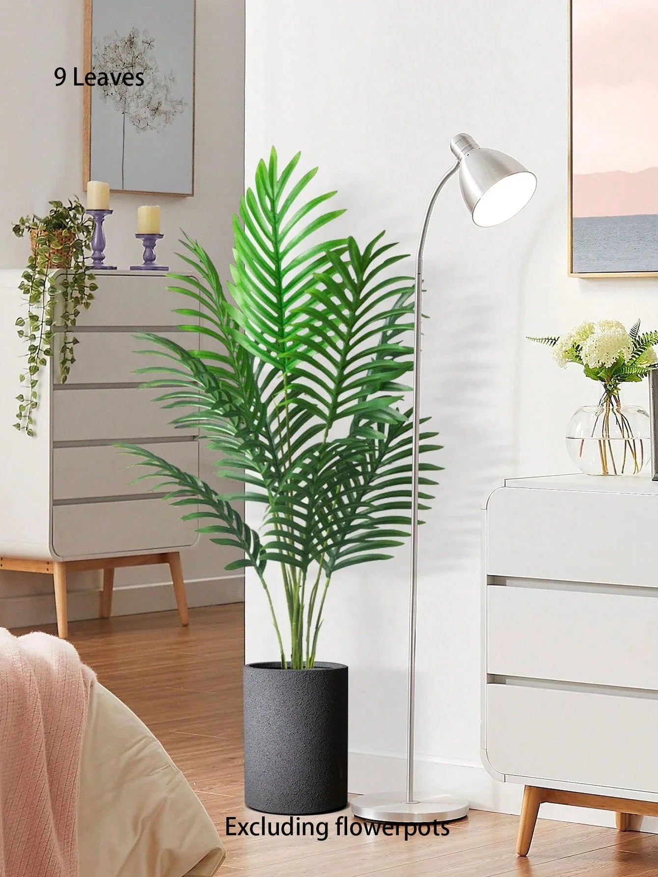 Large Artificial Palm Tree Plastic 70-120cm