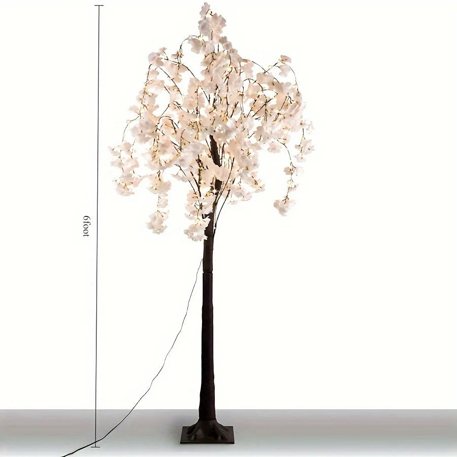 Cherry Blossom Tree Light, 6ft Lighted Trees for Decoration Inside