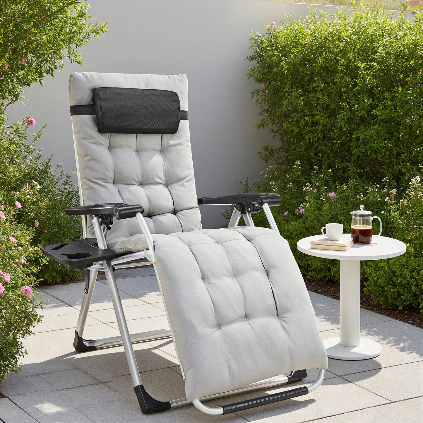 2 Recliner Camping Patio Lounge Chairs
