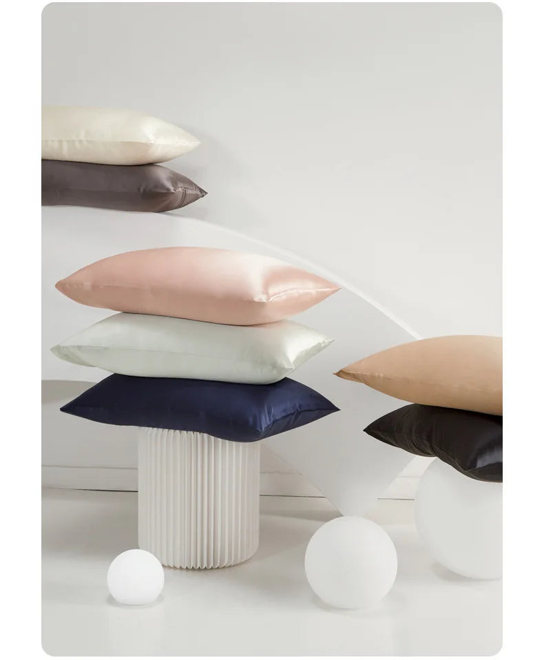 Satin silky pillowcase natural silk