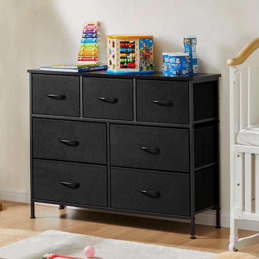 7 Fabric Drawers Organizer Storage Closet Chest
