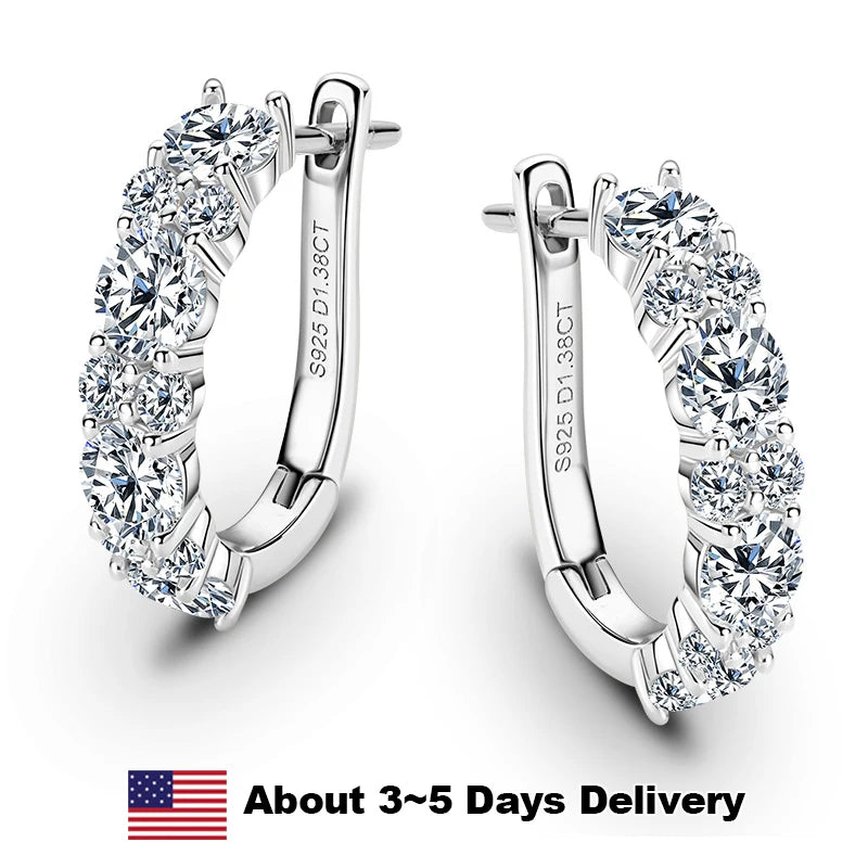 Sparking  Hoop Earrings