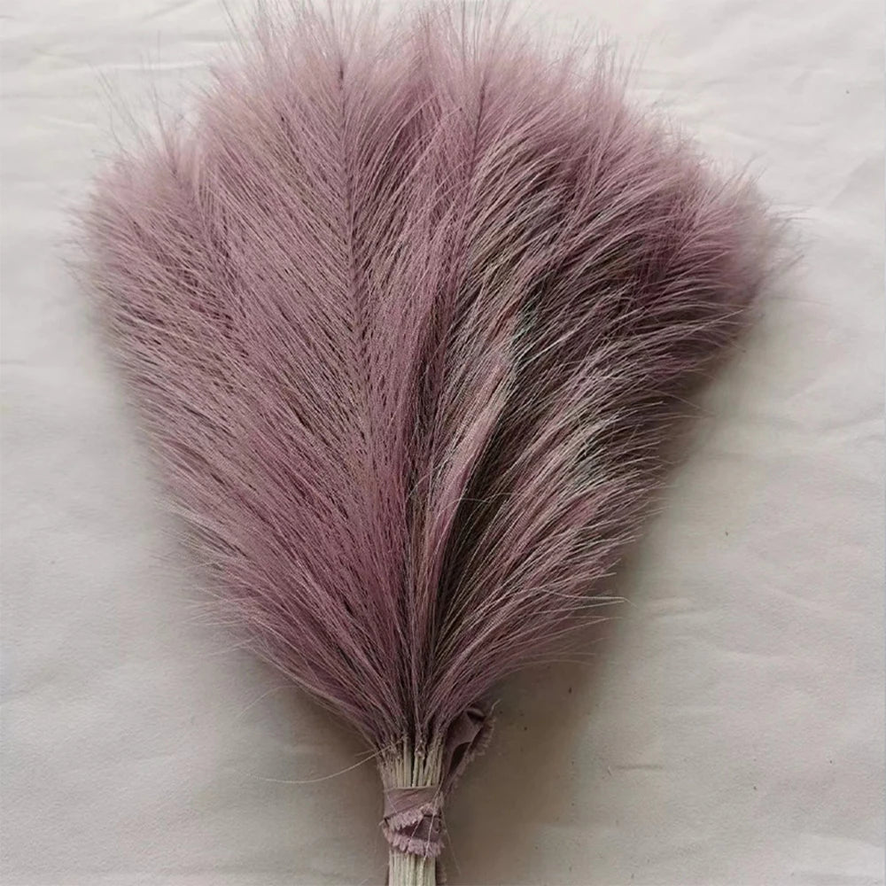 5/10/20PCS Fluffy Pampas Grass Boho Decor Artificial Flower