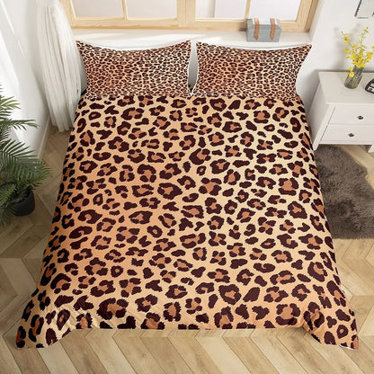 Leopard Print Bedding for Kids, Teens, Adults with Pillowcase