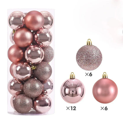 24Pcs  Christmas Tree Hanging Ornaments
