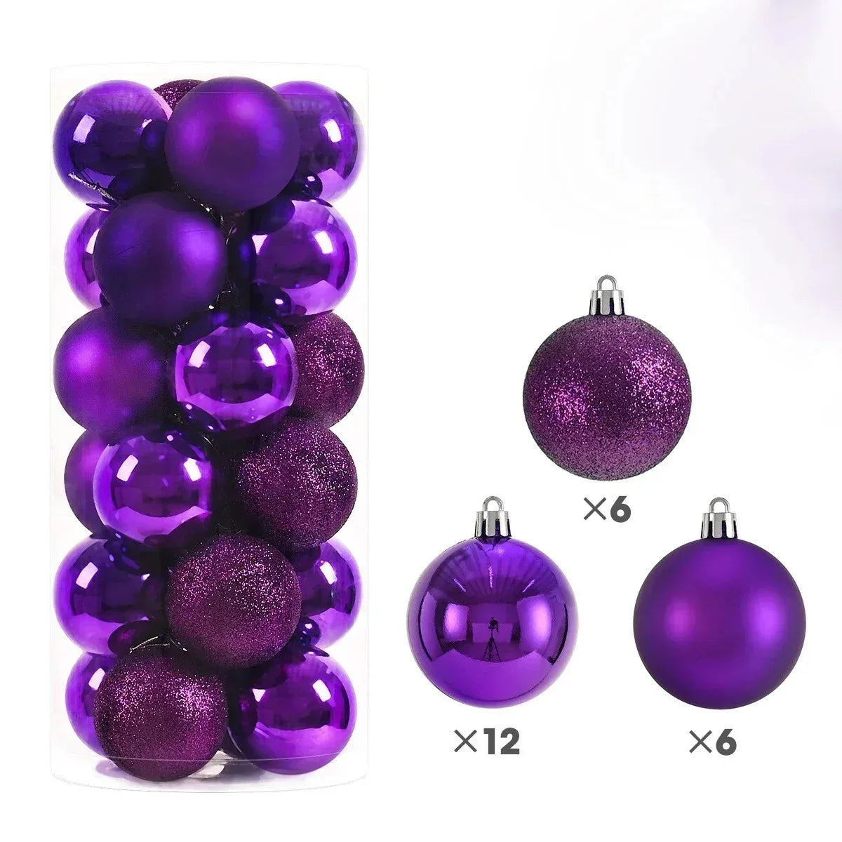 24Pcs  Christmas Tree Hanging Ornaments