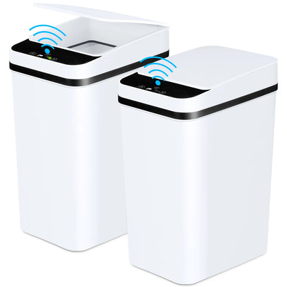 2 Pack Bathroom Automatic Touchless Trash Cans