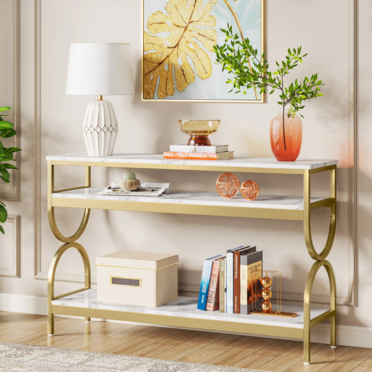 55 inch Sofa Table with 3 Tiers